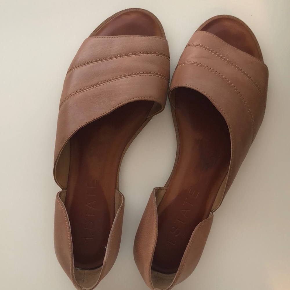 1 state nude flats size 7